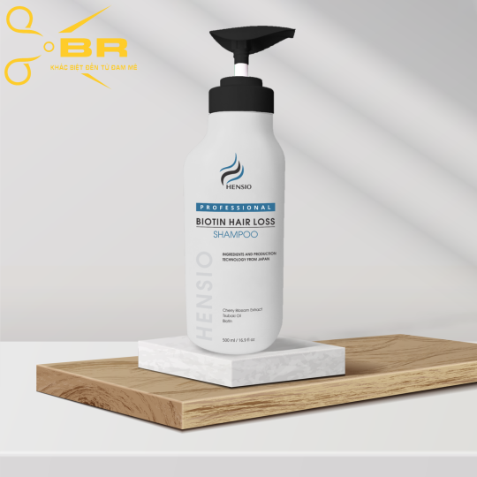 Dầu xả ngăn rụng tóc, kích thích mọc tóc Hensio Biotin dung tích 500ml