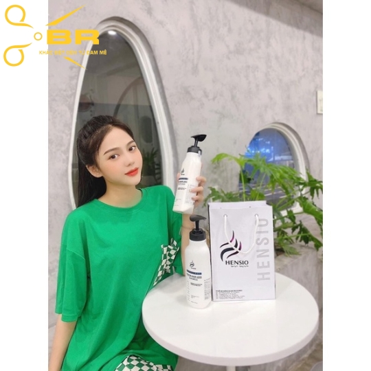Dầu gội ngăn ngừa rụng tóc, giúp tóc mọc chắc khỏe Hensio Biotin dung tích 500ml